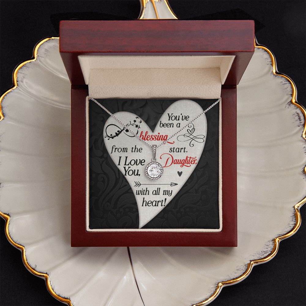 To My Daughter Necklace