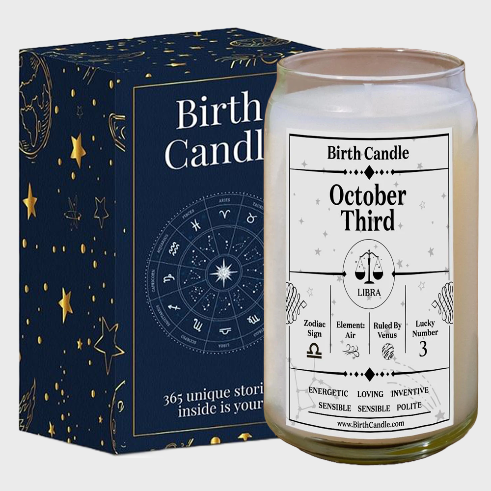 October Third Candle