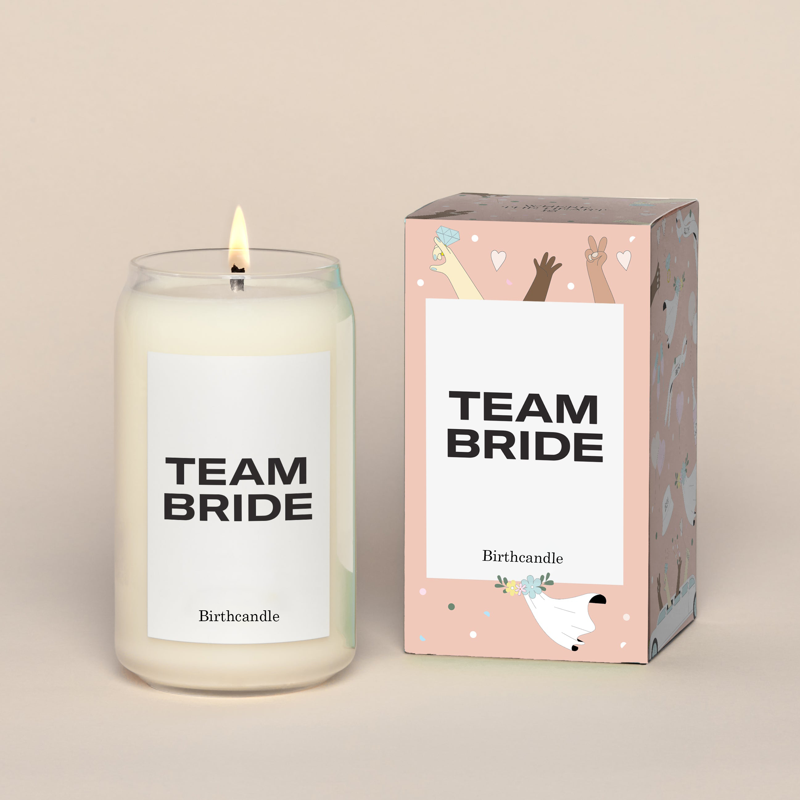 Team Bride Candle