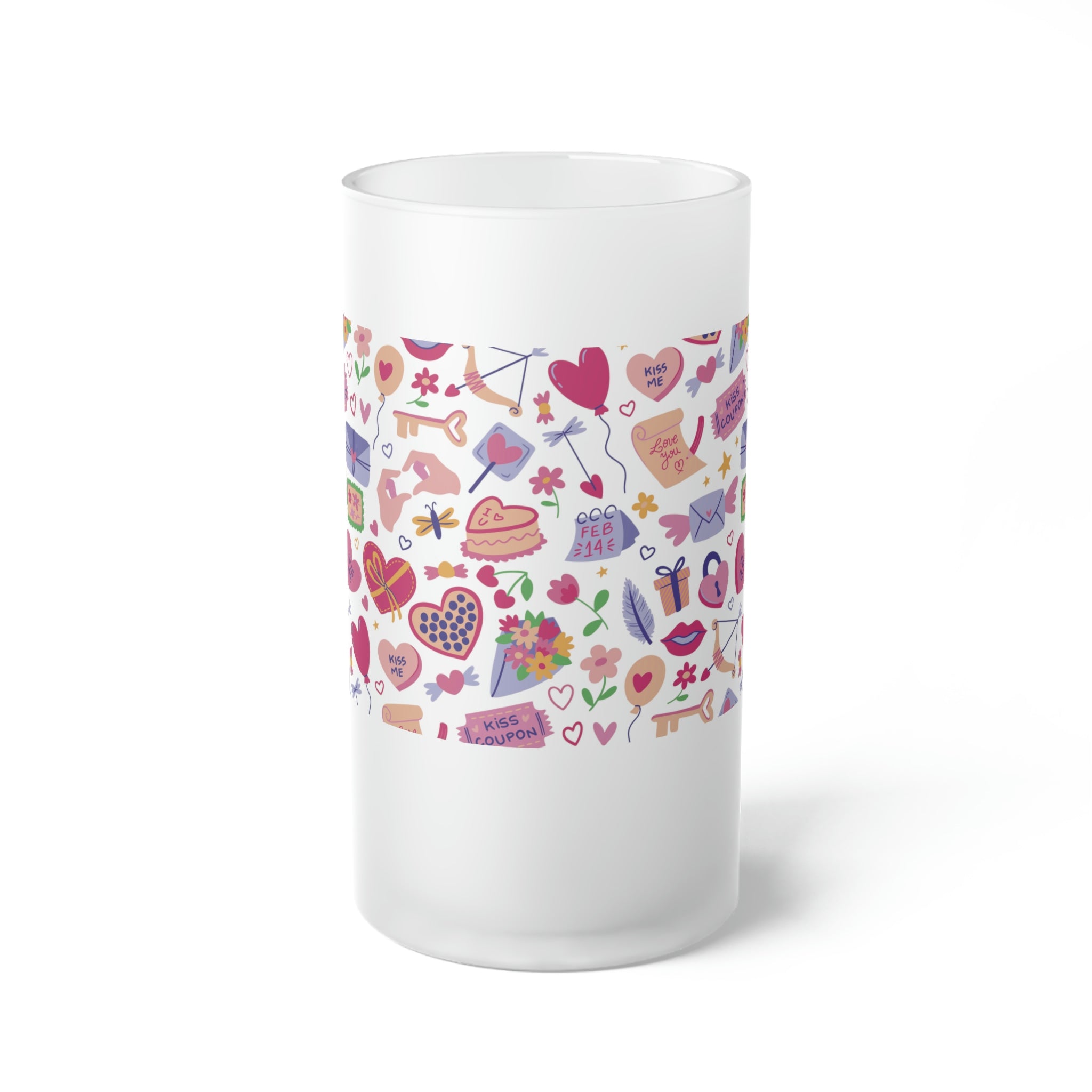 Frosted Glass Beer Mug