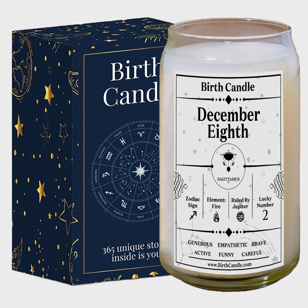 December Eighth Candle