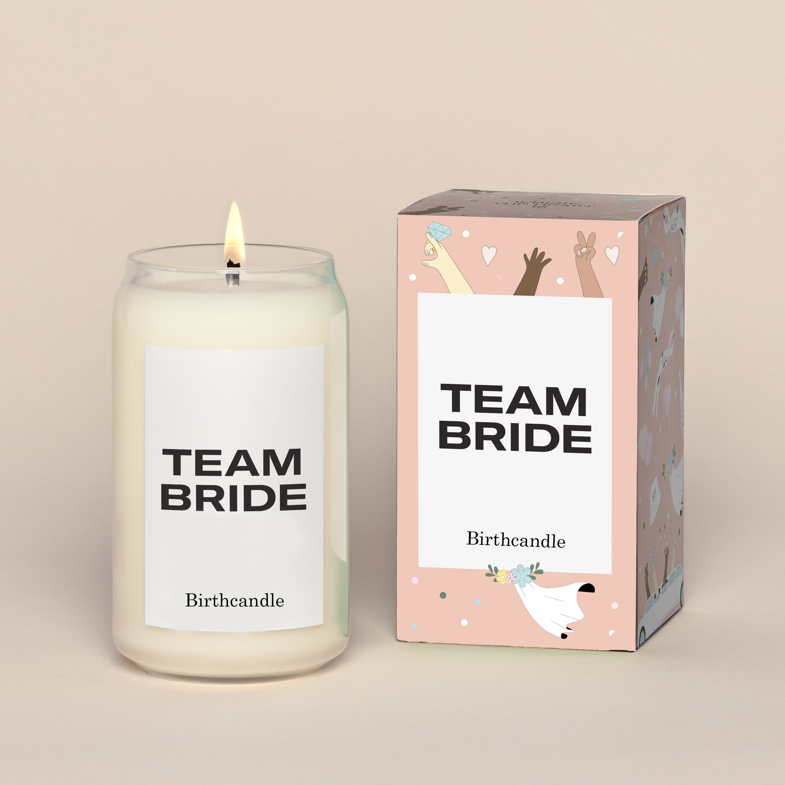 Team Bride Candle