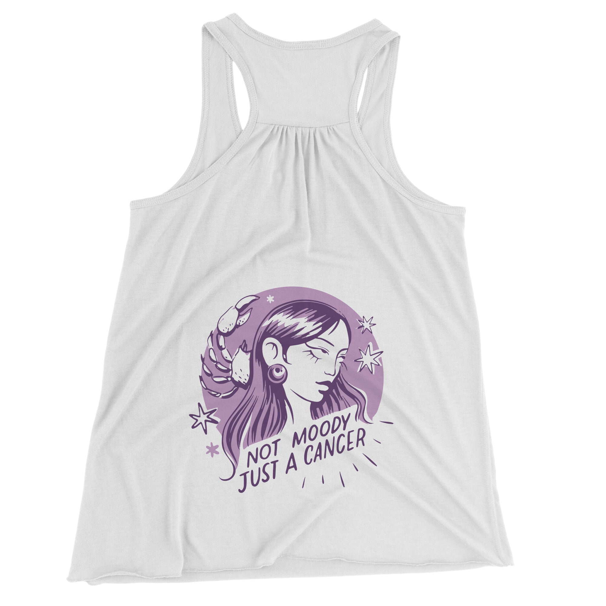Cancer BELLA FLOWY RACEBACK TANK