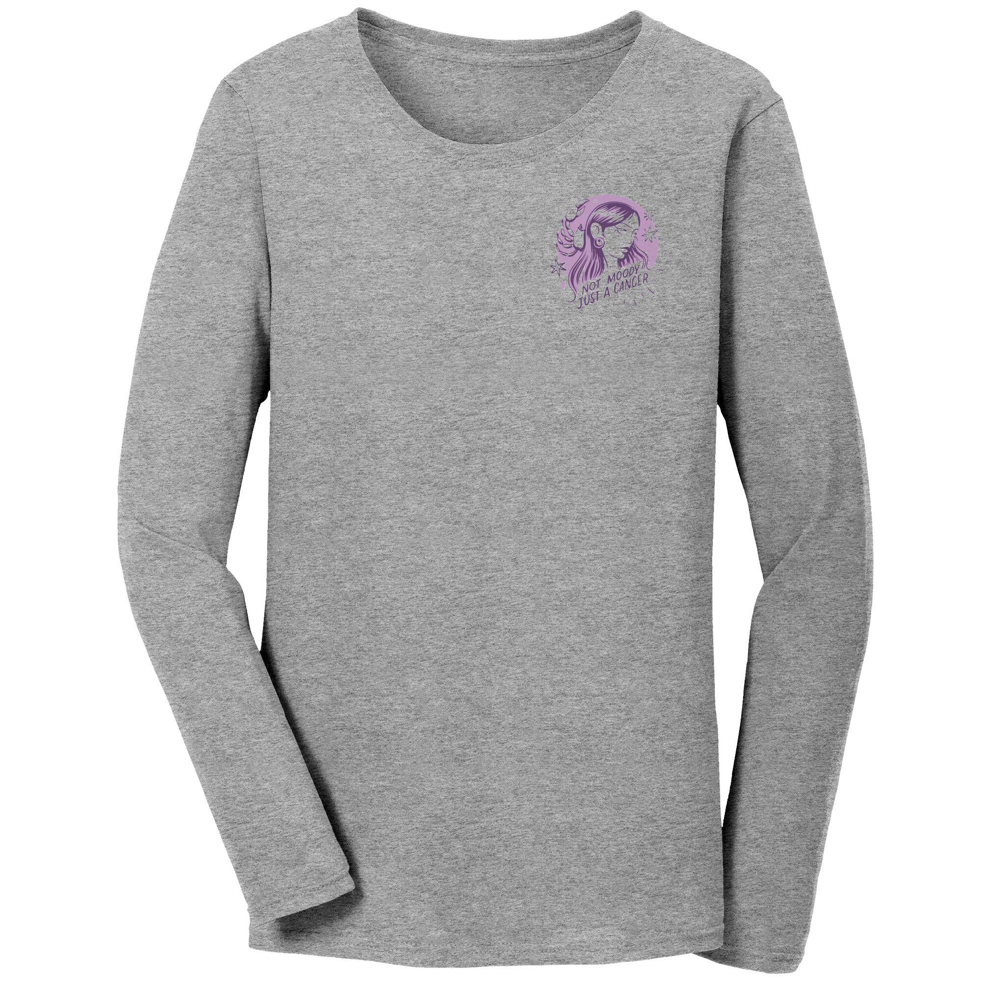 Cancer BELLA LADIES JERSEY LONG-SLEEVE T-SHIRT