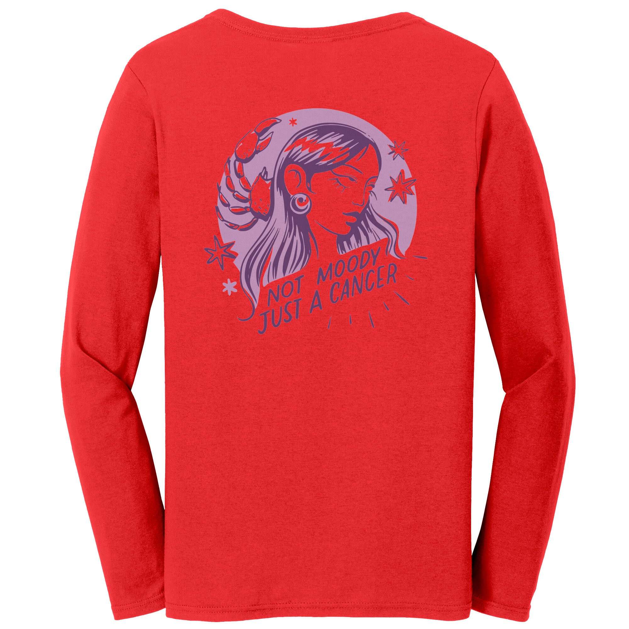 Cancer BELLA LADIES JERSEY LONG-SLEEVE T-SHIRT