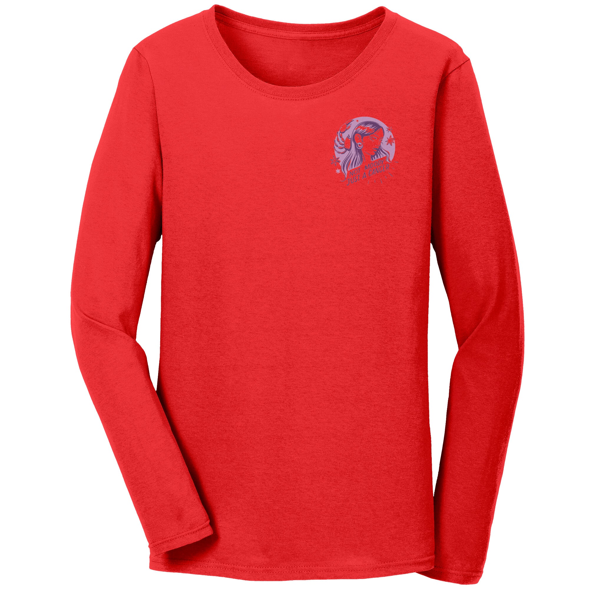 Cancer BELLA LADIES JERSEY LONG-SLEEVE T-SHIRT