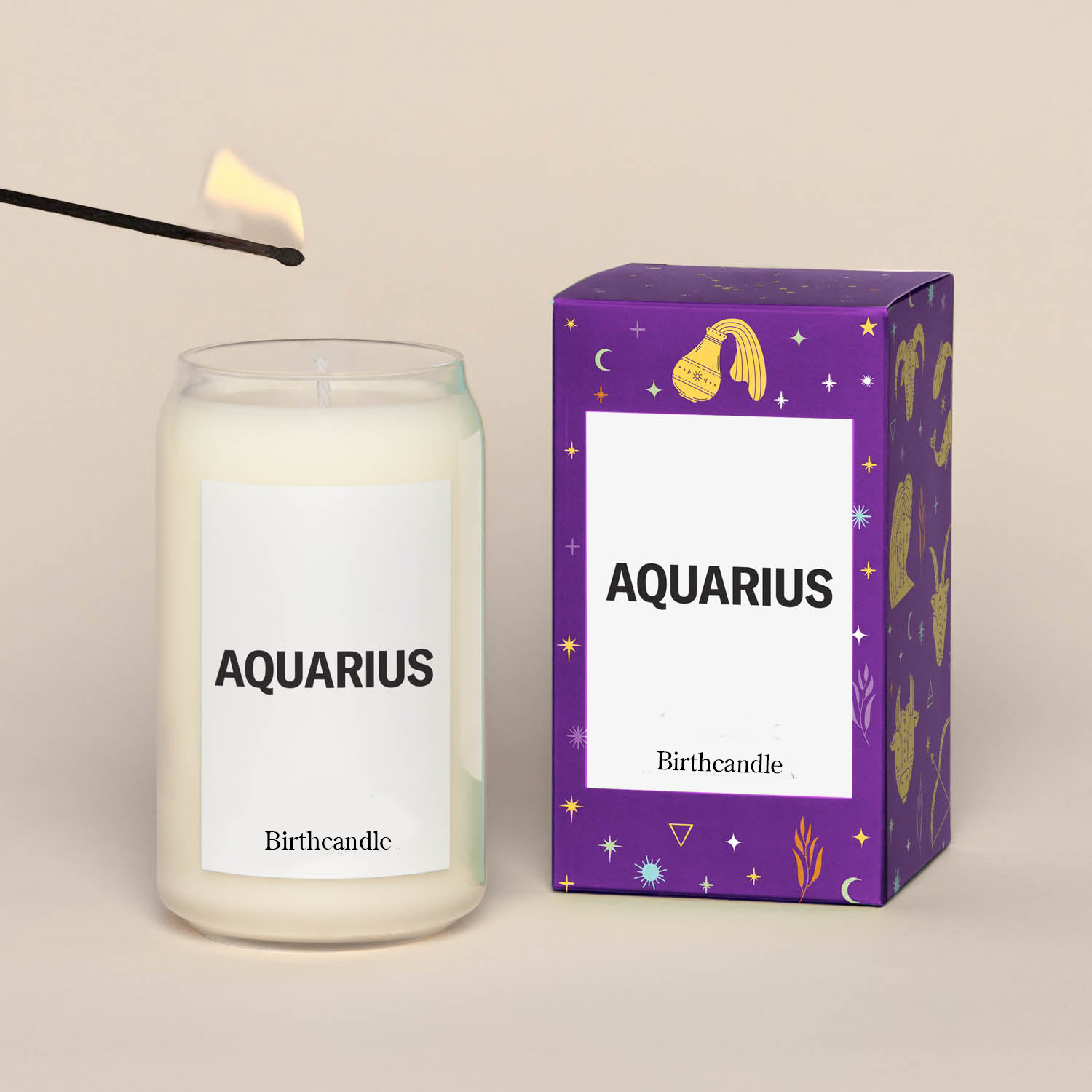 Aquarius Candle