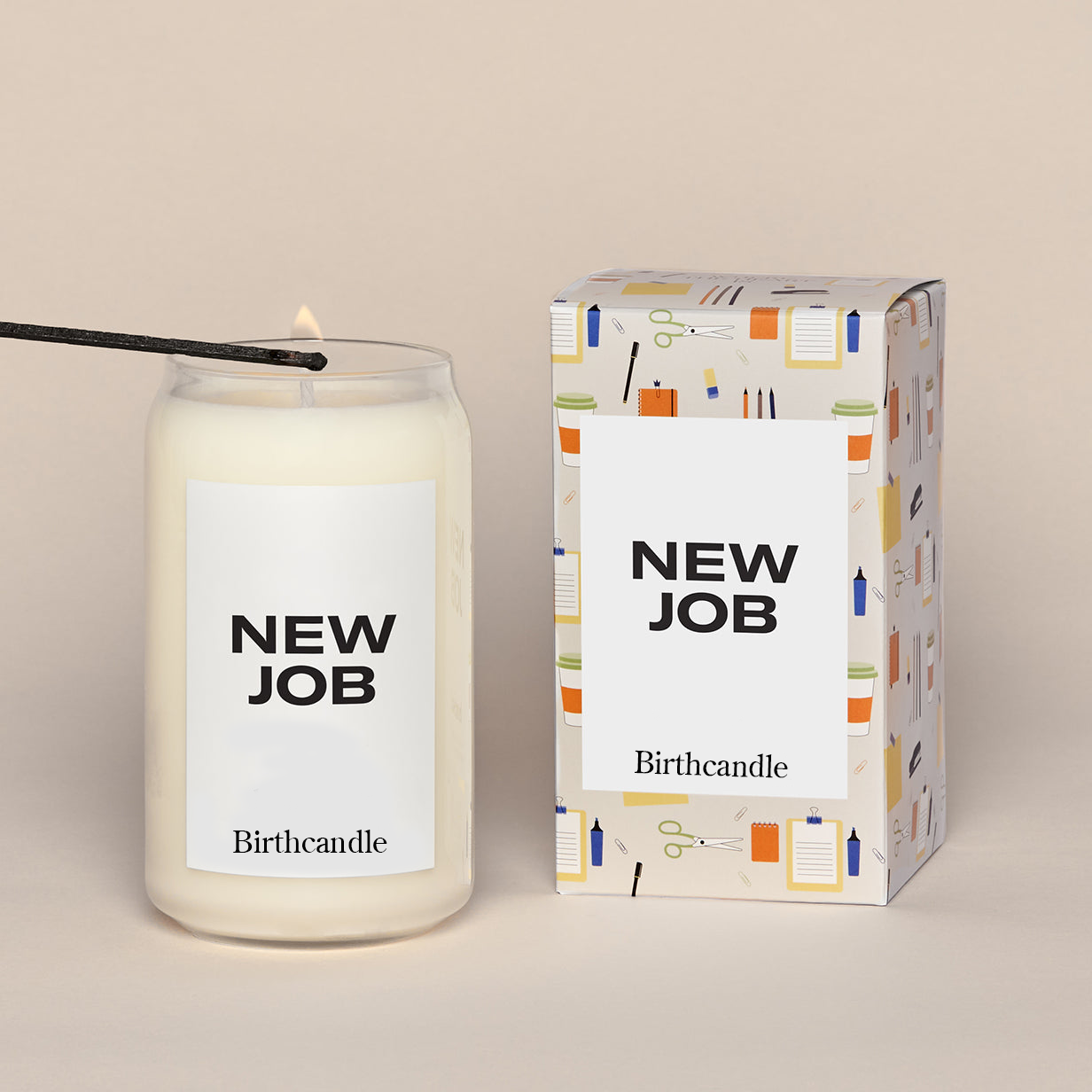 New Job Candle