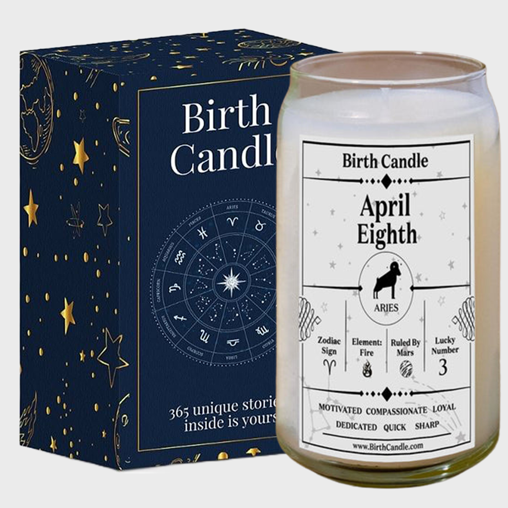 April Eighth Candle