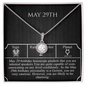 May Twenty-Ninth Necklace