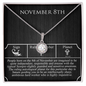 November Eighth Necklace