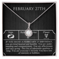 February Twenty-Seventh Necklace