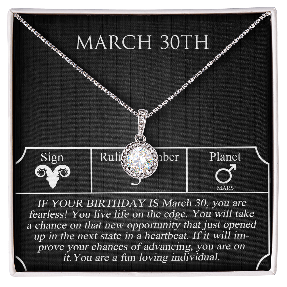 March Thirtieth Necklace