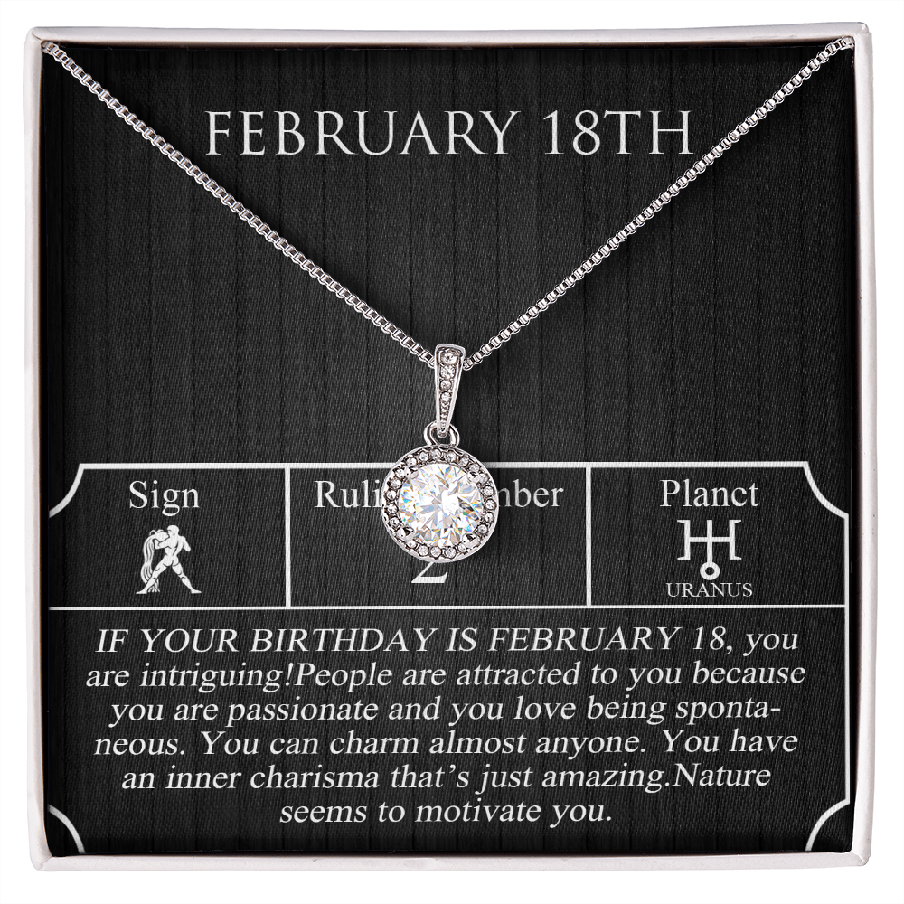 February Eighteenth Necklace