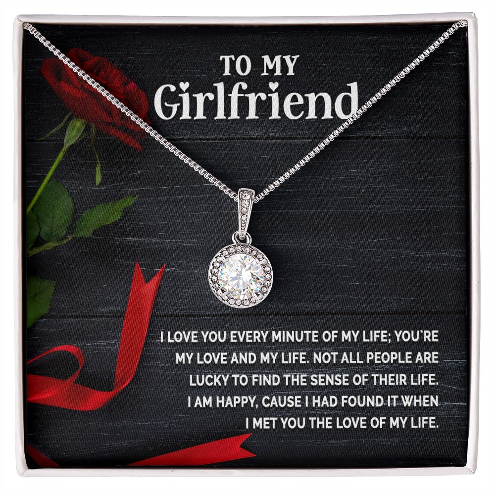To My Girlfriend Necklace