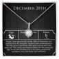 December Twenty-Eighth Necklace
