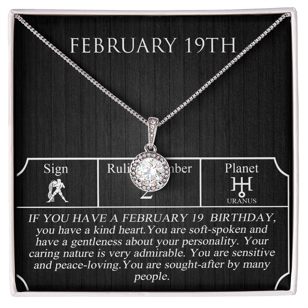 February Nineteenth Necklace
