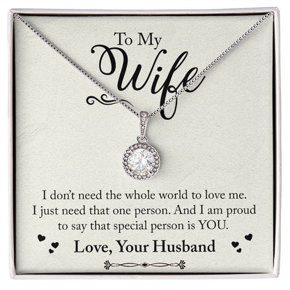 To My Wife Necklace