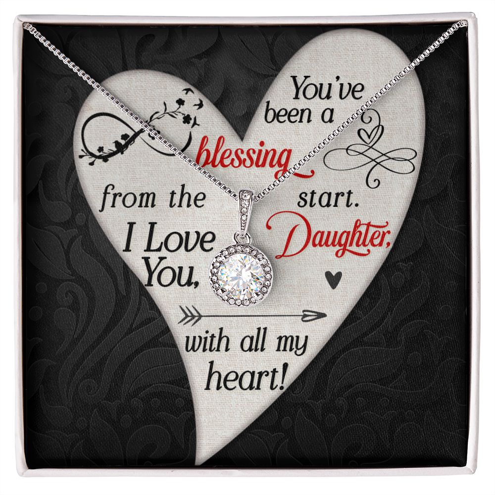 To My Daughter Necklace