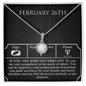 February Twenty-Sixth Necklace