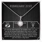 February Twenty-First Necklace