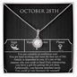October Twenty-Eighth Necklace