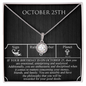 October Twenty-Fifth Necklace
