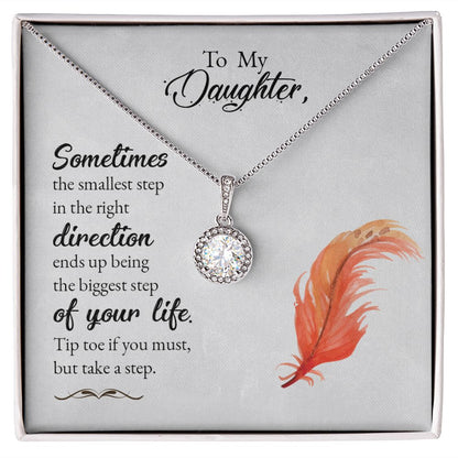 To My Daughter Necklace