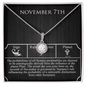 November Seventh Necklace