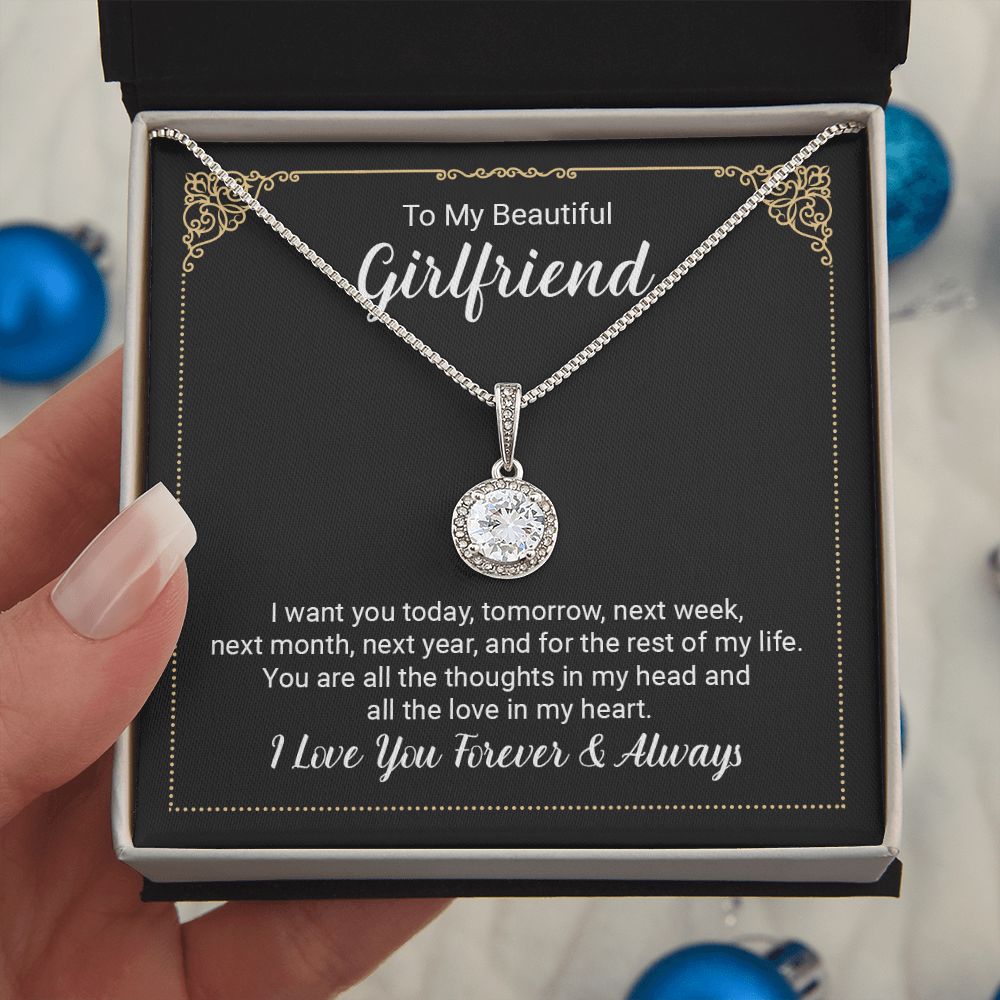 To My Girlfriend Necklace