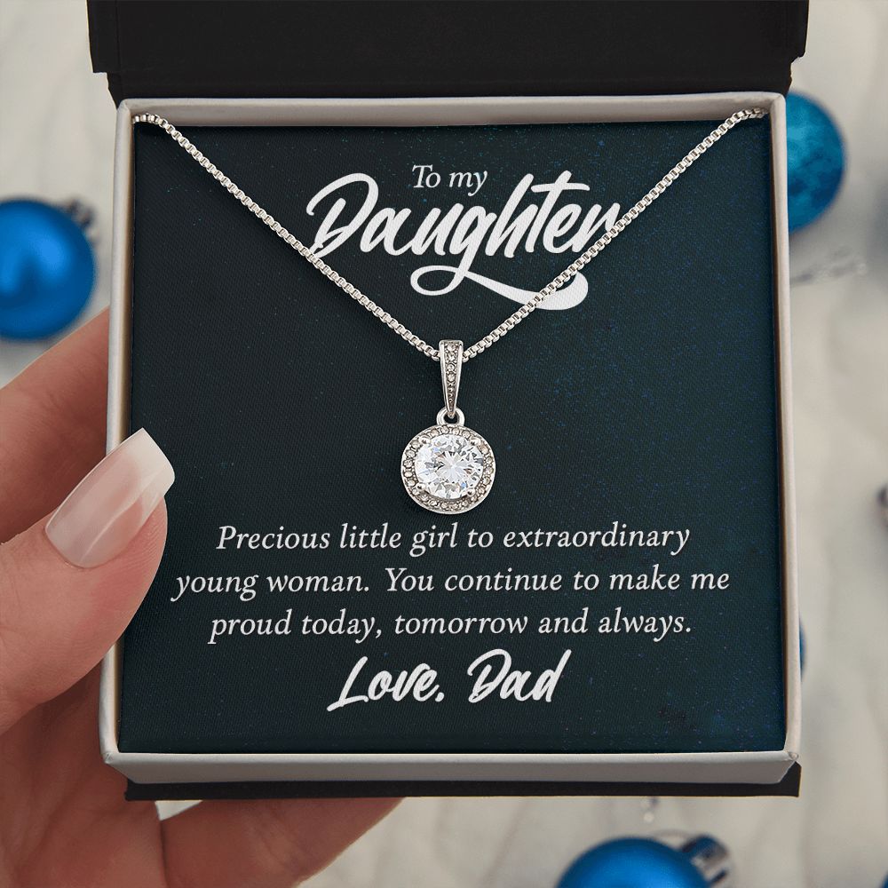 To My Daughter Necklace