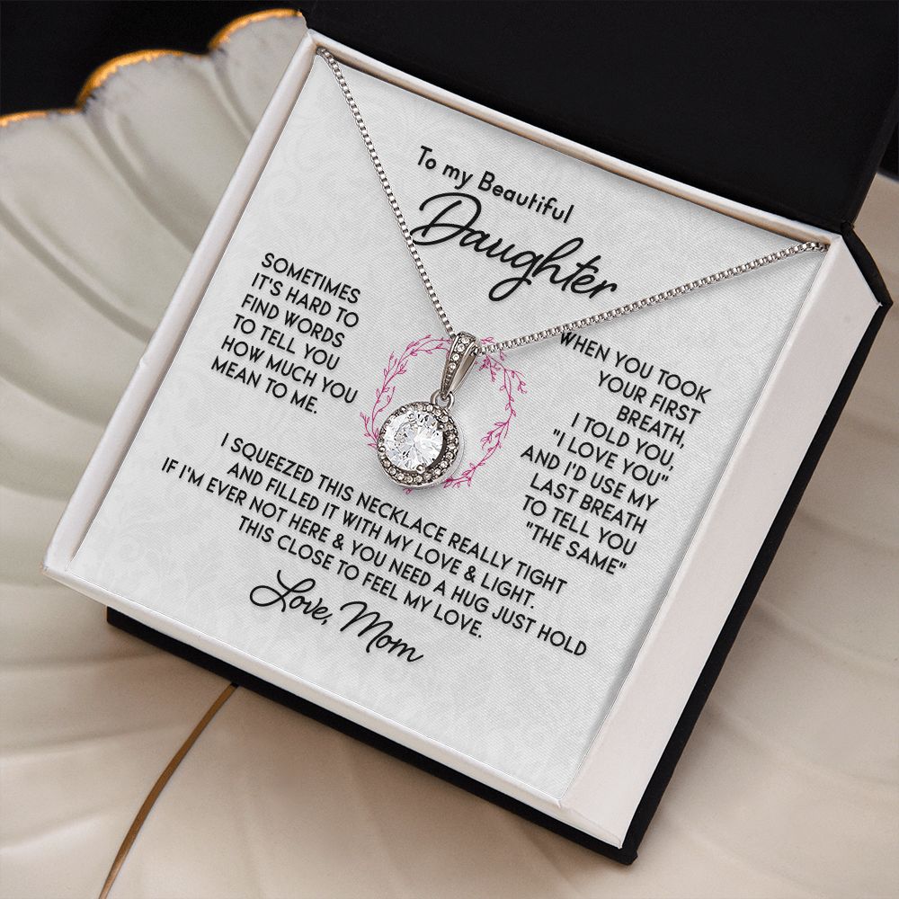 To My Daughter Necklace