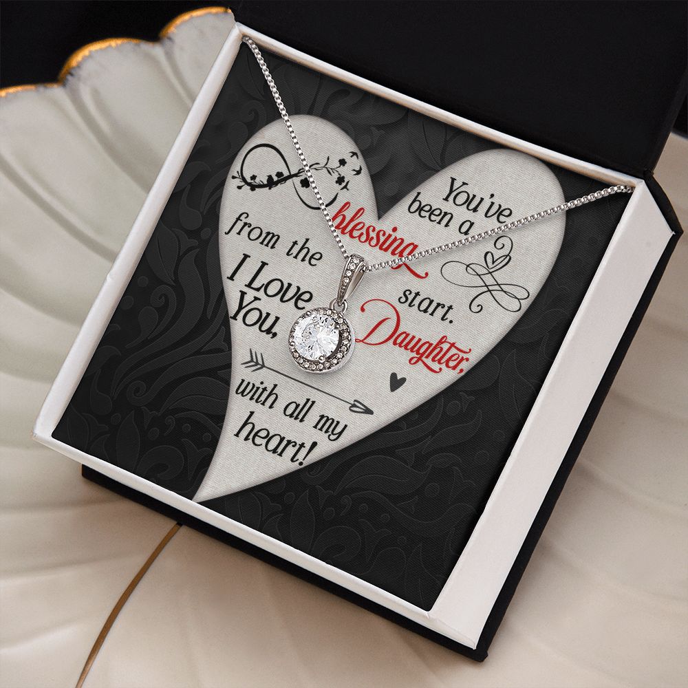 To My Daughter Necklace