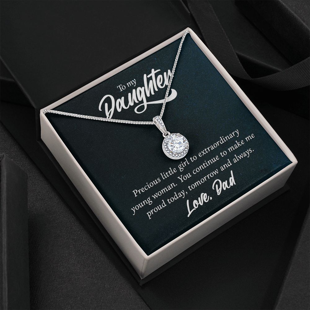 To My Daughter Necklace