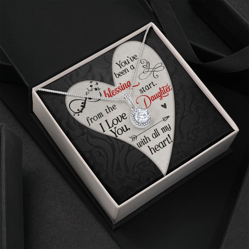 To My Daughter Necklace