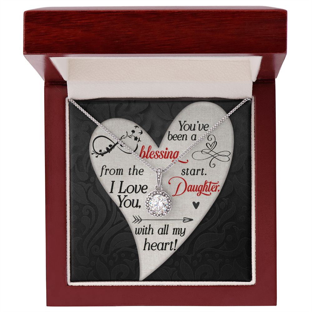 To My Daughter Necklace