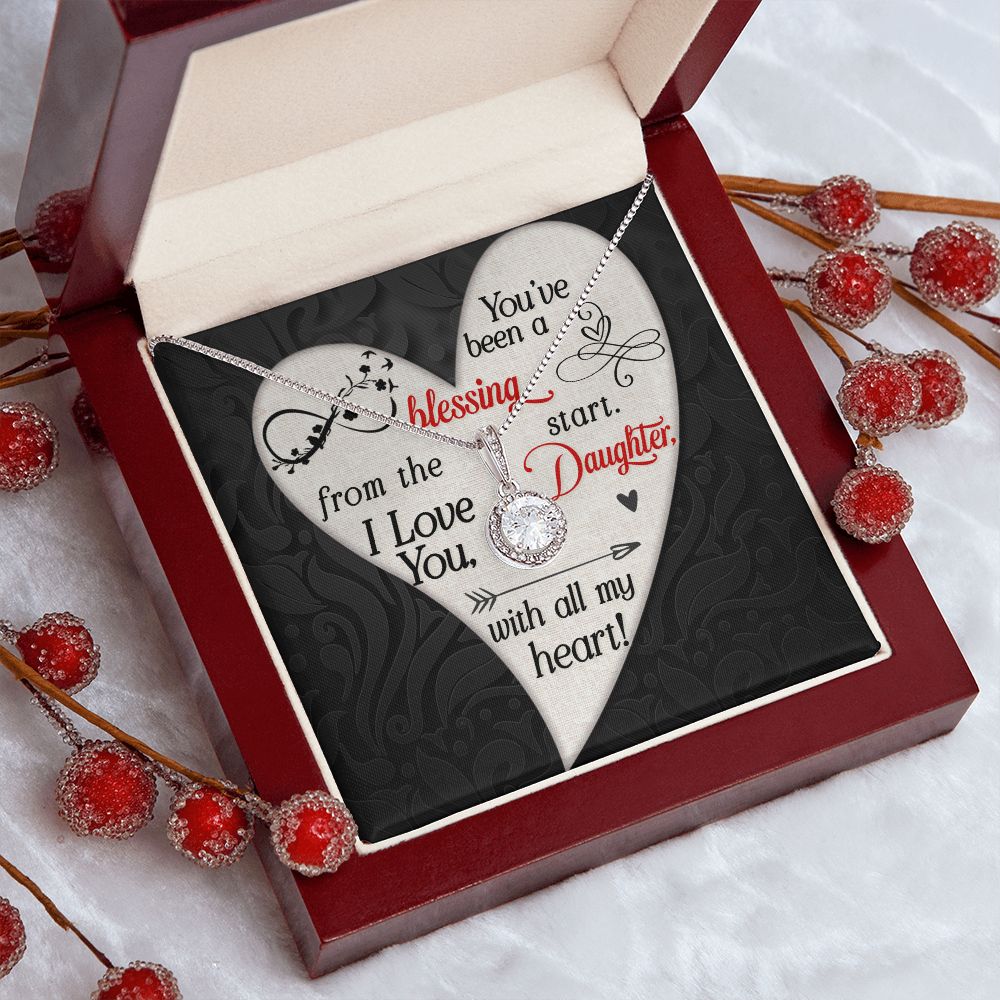 To My Daughter Necklace