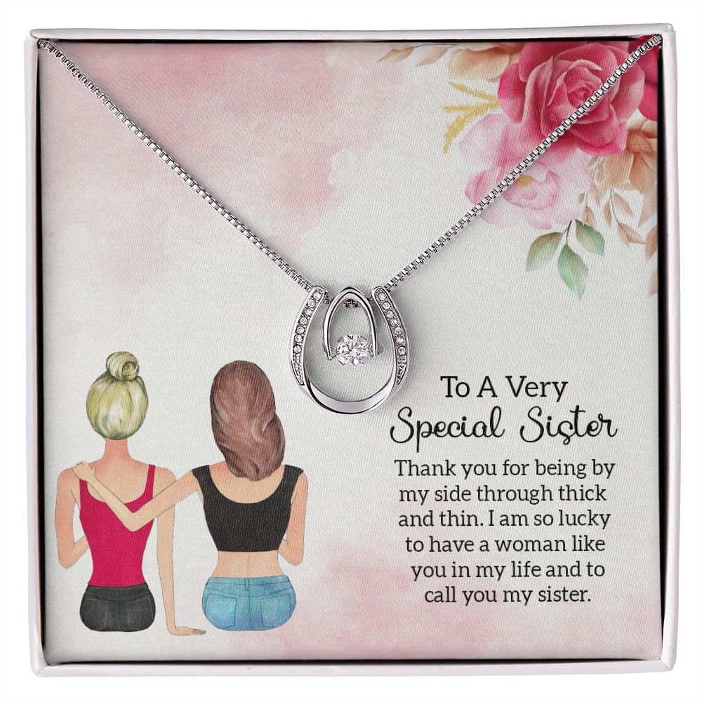To My Sister Necklace