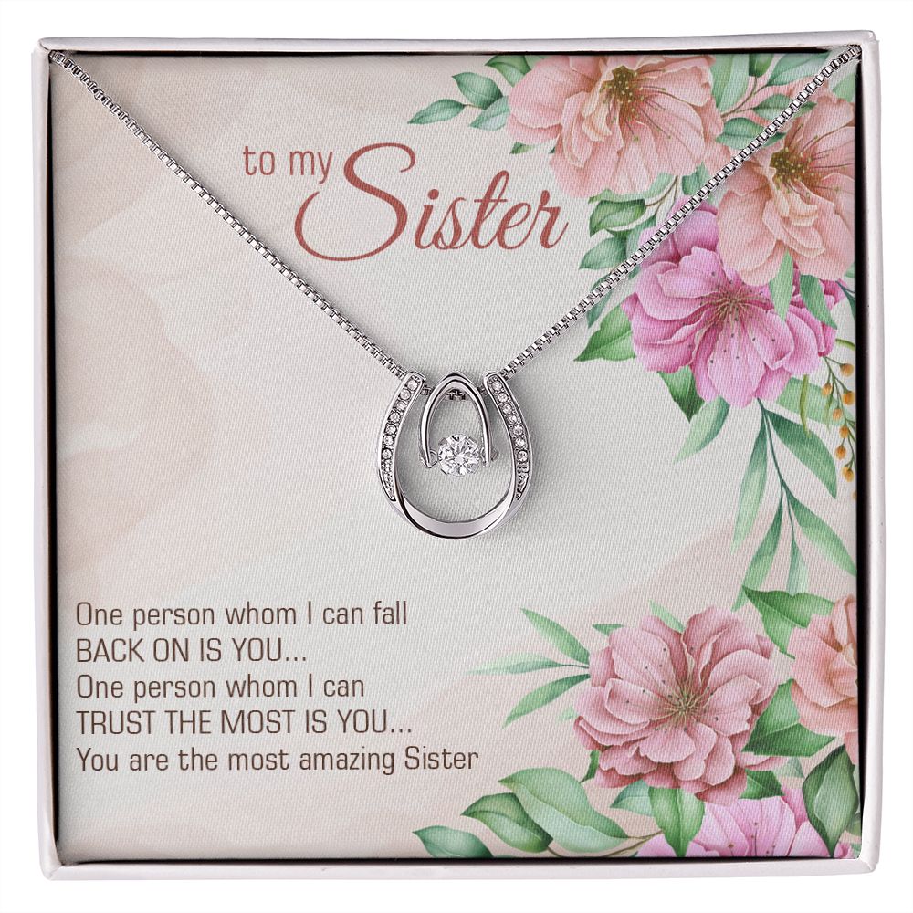 To My Sister Necklace