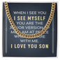 To My Son Necklace