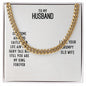 To My Husband Necklace