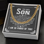 To My Son Necklace