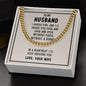 To My Husband Necklace