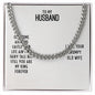 To My Husband Necklace