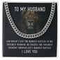 To My Husband Necklace