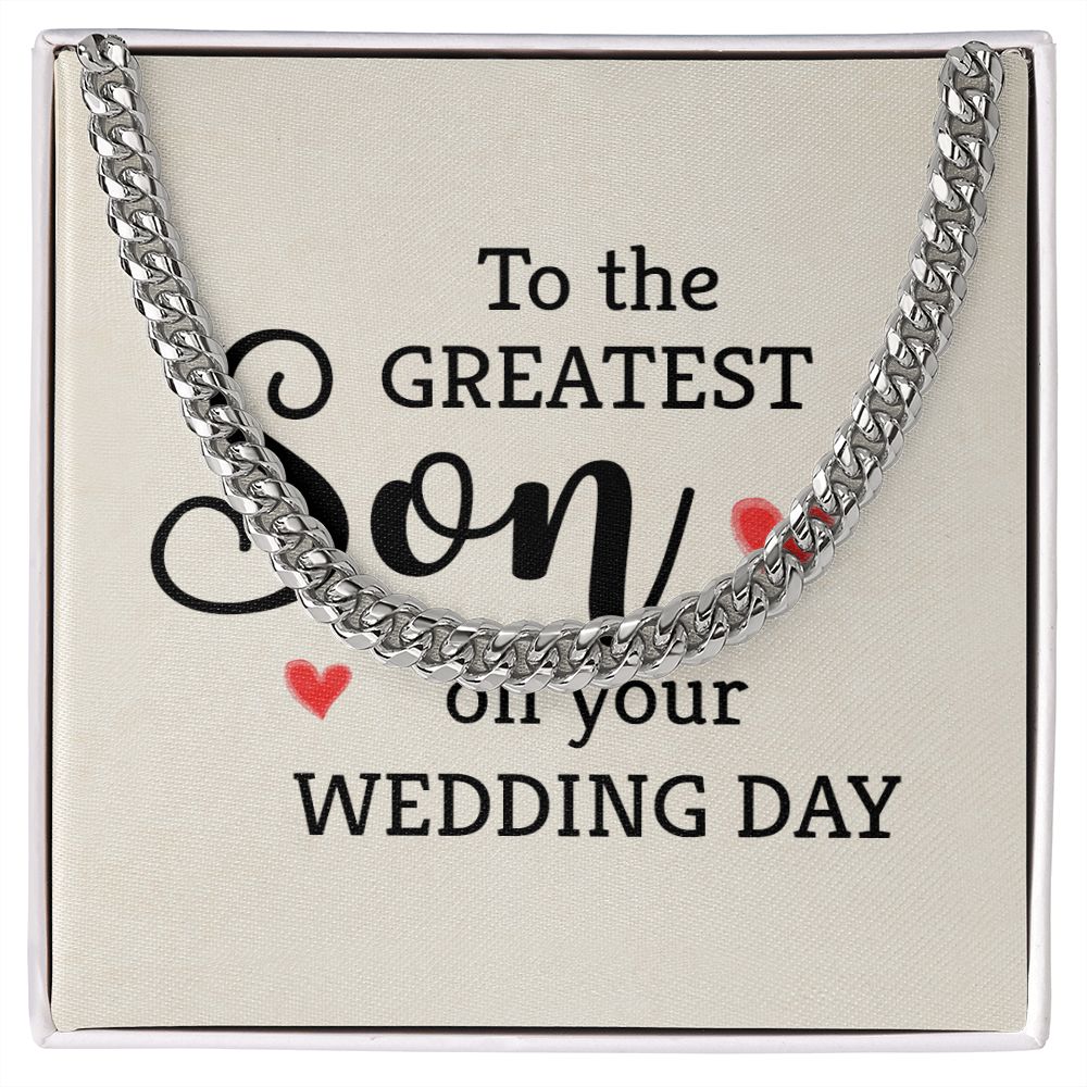 To My Son Necklace