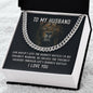 To My Husband Necklace