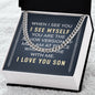 To My Son Necklace
