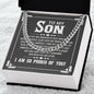 To My Son Necklace