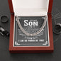 To My Son Necklace